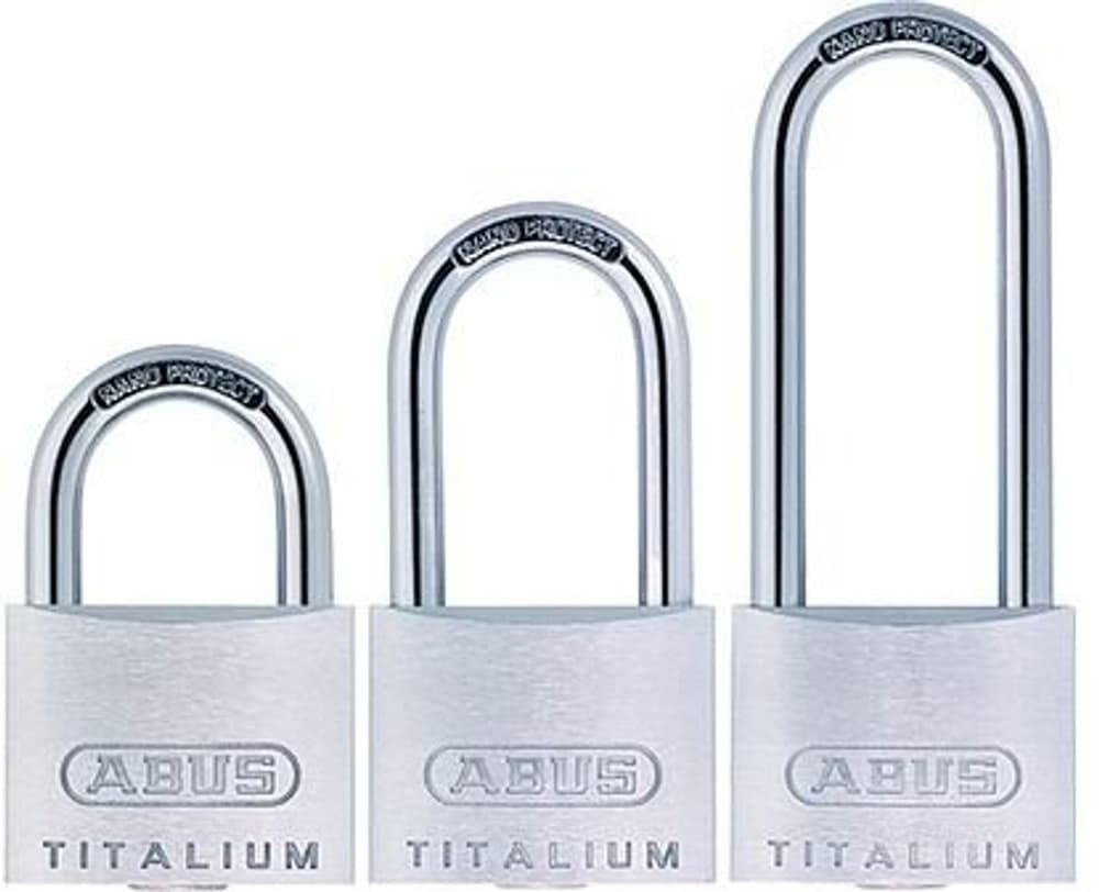 Cadenas 64TI/50 Argenté Aluminium, Vorhängeschloss 64TI/50 Silber Aluminium Vorhängeschloss Abus 669700113051 Bild Nr. 1