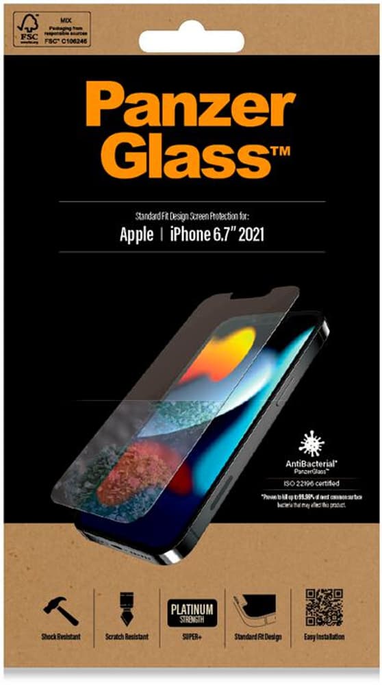 Screen Protector iPhone 13 pro max Protection d’écran pour smartphone Panzerglass 798690600000 Photo no. 1