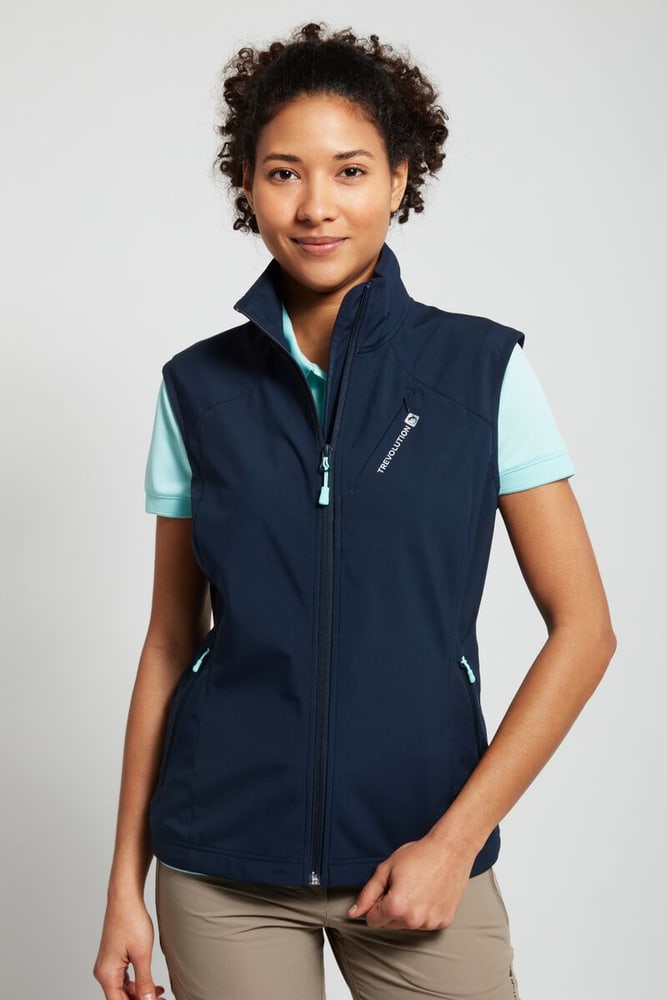 Classic Lauriina Gilet Trevolution 465726804443 Taille 44 Couleur bleu marine Photo no. 1
