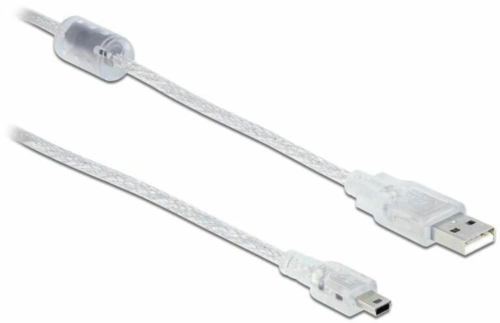 Câble USB 2.0 avec noyau de ferrite USB A - Mini-USB B 2 m Câble USB DeLock 785302404713 Photo no. 1