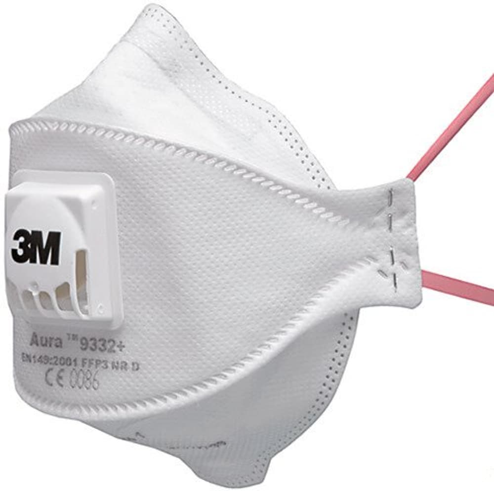 Mascherine di protezione della respirazione 9332+ COMFORT Maschera a filtro 3M 602910800000 N. figura 1