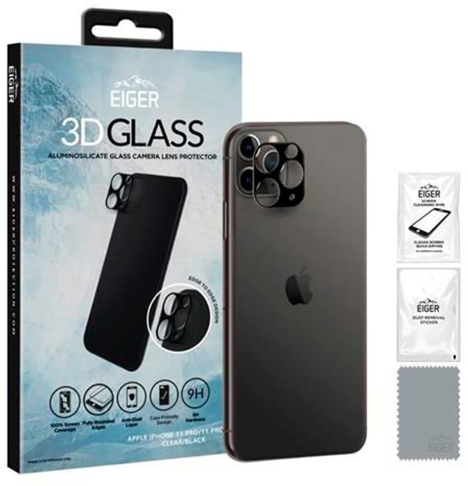 iPhone 11 Pro/Pro Max, vetro della fotocamera Pellicola protettiva per smartphone Eiger 785300192865 N. figura 1