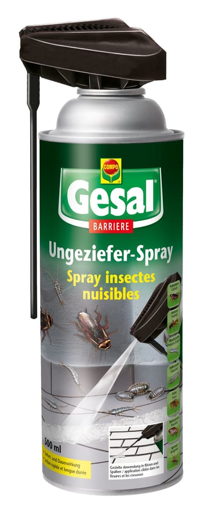 Spray insectes nuisibles BARRIERE, 500 ml Lutte contre les insectes Compo Gesal 658512300000 Photo no. 1