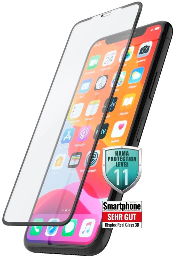 Schutzglas für Apple iPhone XS Max / 11 Pro Max, Schwarz Smartphone Schutzfolie Hama 785302422211 Bild Nr. 1