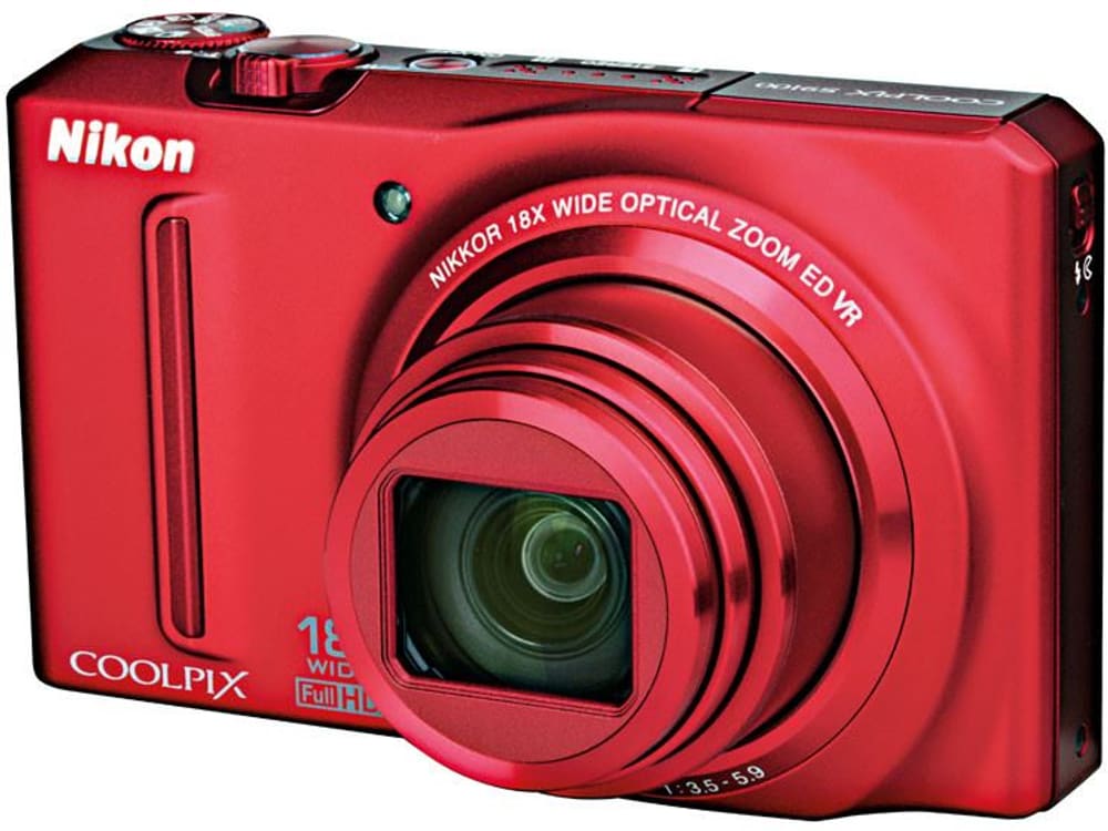 Nikon Coolpix S9100, 12.1MP, red Apparei 95110002793513 Photo n°. 1