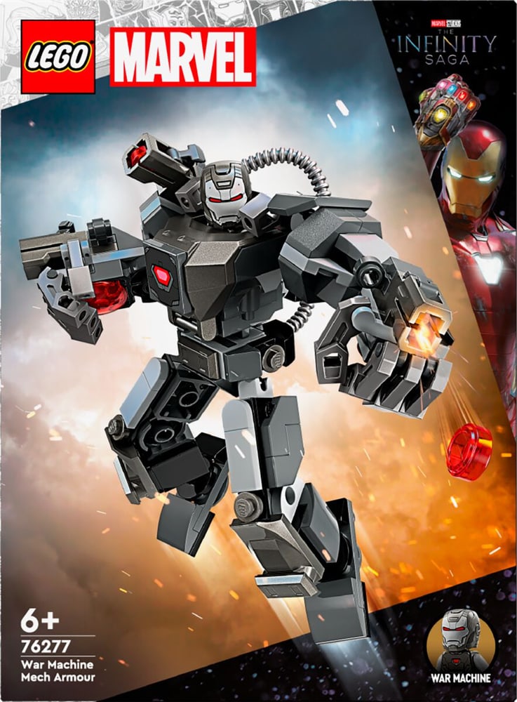 Marvel 76277 Mech di War Machine LEGO® 741904400000 N. figura 1