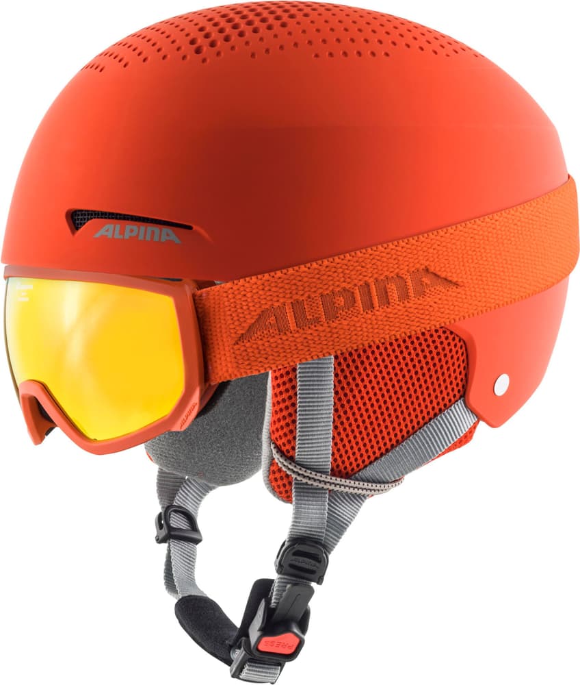 ZUPO SET (+Scarabeo Jr.) Casco da sci Alpina 468819051034 Taglie 51-55 Colore arancio N. figura 1
