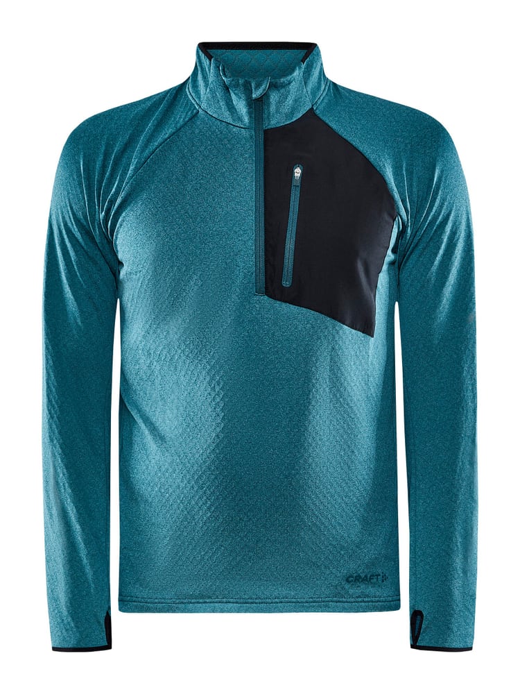 CORE TRIM THERMAL MIDLAYER M Maillot à manches longues Craft 469648100444 Taille M Couleur turquoise Photo no. 1
