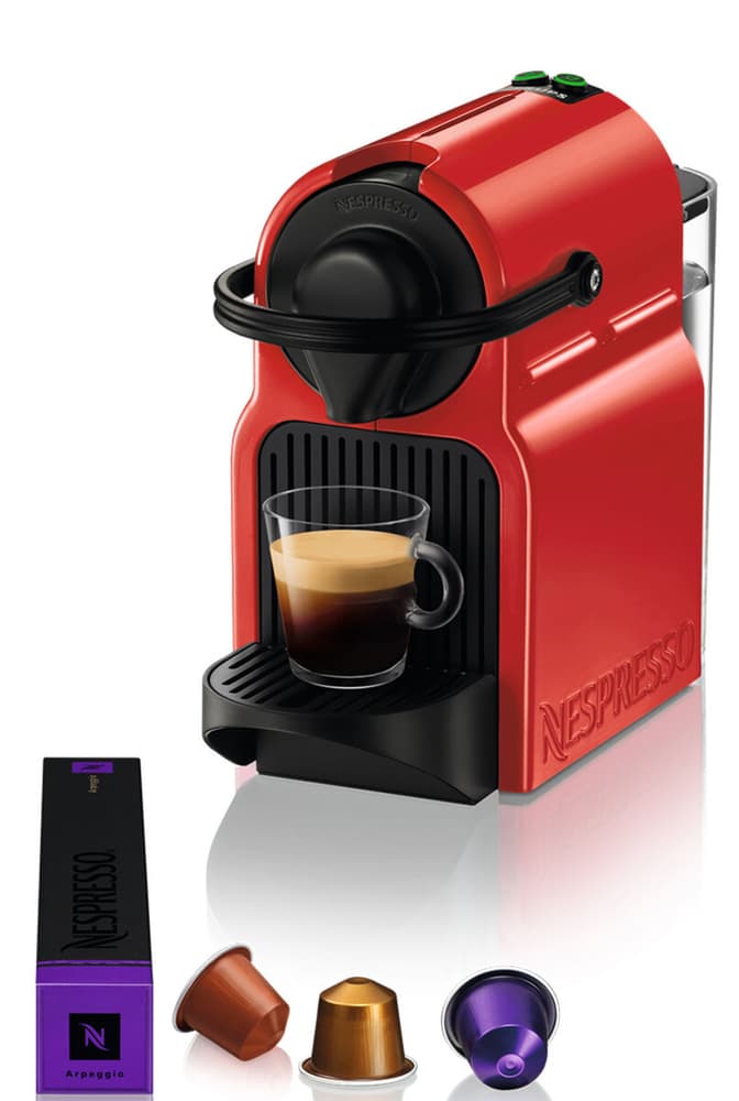 Nespresso Inissia Rosso Macchina per caffè in capsule Krups 718027300000 N. figura 1