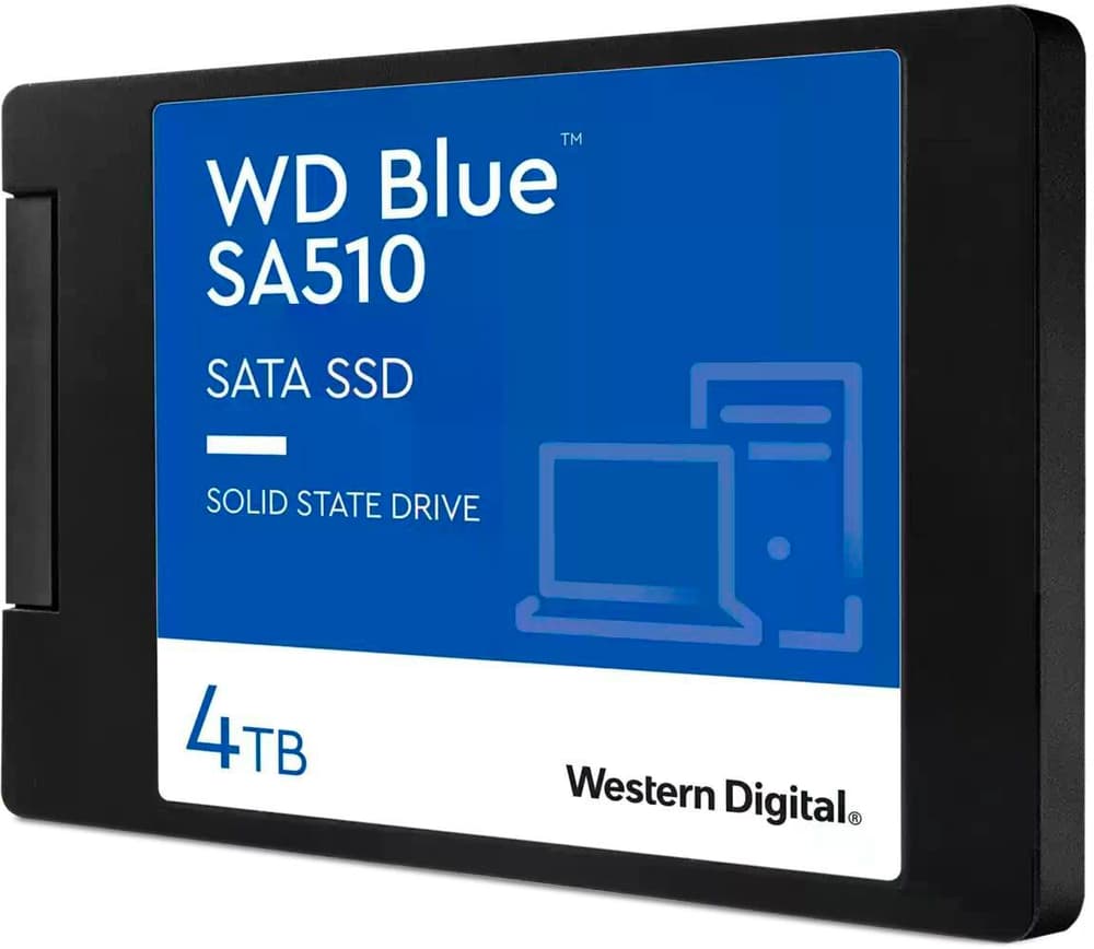 WD Blue SA510 4 TB Disque dur SSD interne Western Digital 785302409576 Photo no. 1