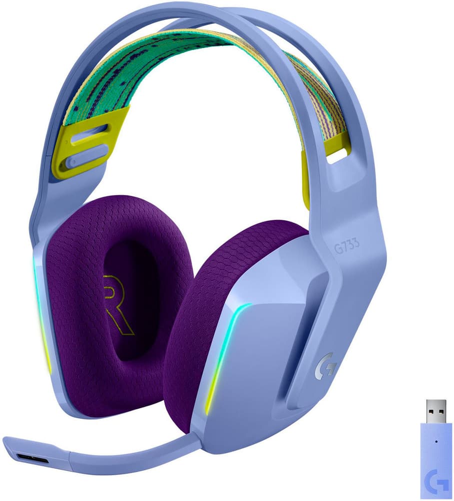 G733 Lightspeed 7.1 Surround-Sound RGB Gaming Headset Logitech G 785300160154 Bild Nr. 1