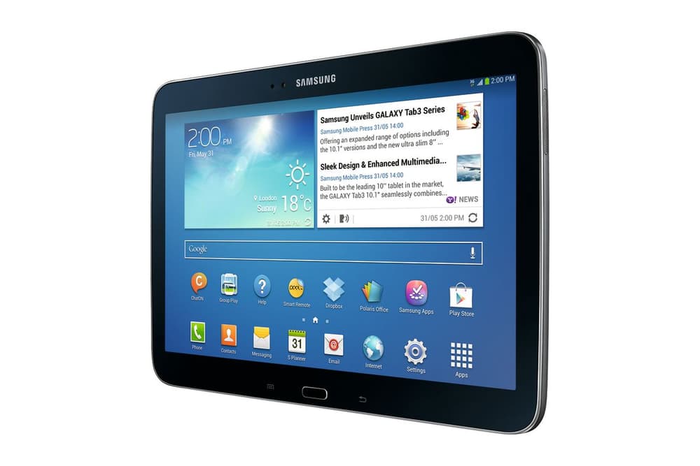 Galaxy Tab3 10" WiFi 16Go noir Tablette Samsung 79780230000013 Photo n°. 1