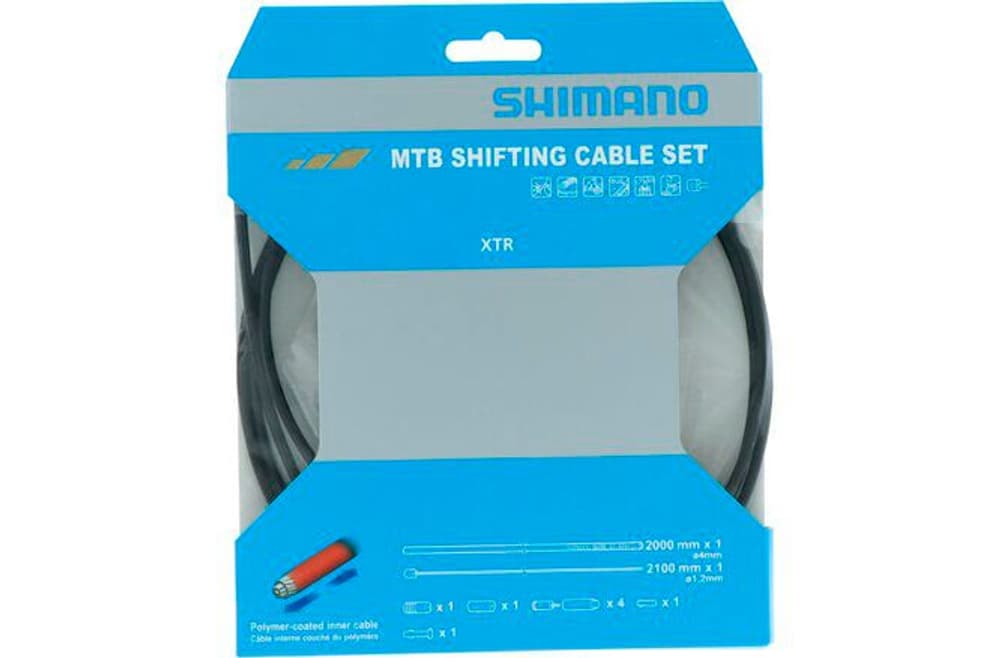 Jeu de câbles de changement de vitesse XTR VTT Polymère Câbles de dérailleur Shimano 470993300000 Photo no. 1
