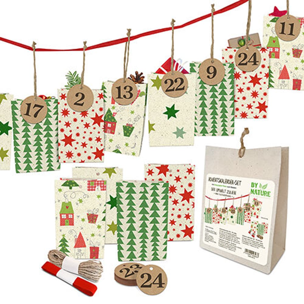 Graspapier Nordic Christmas Set calendario dell'Avvento Feldner + Partner 673816300000 N. figura 1