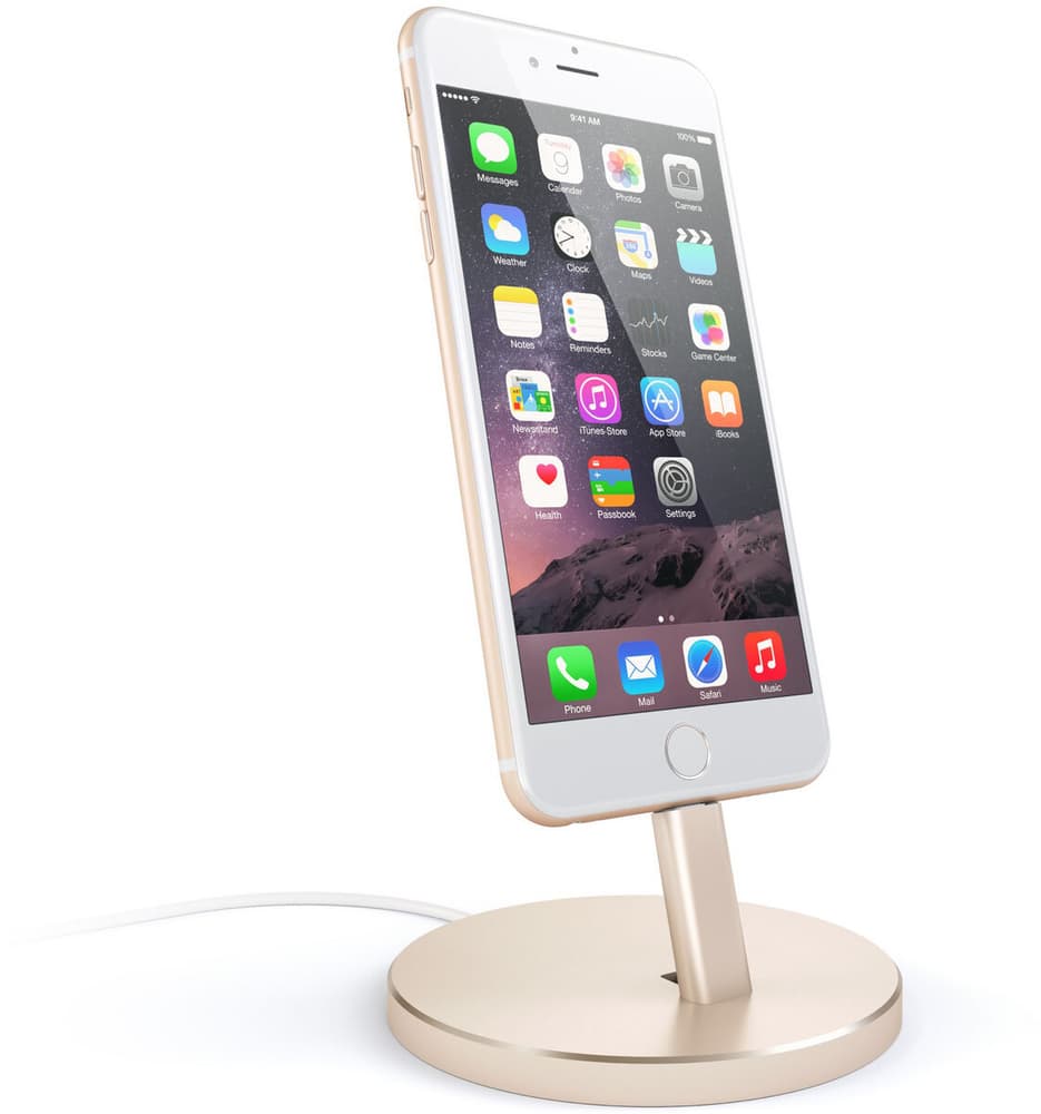 Charging Stand Lightning Connector - Gold Borne de recharge Satechi 785300166840 Photo no. 1
