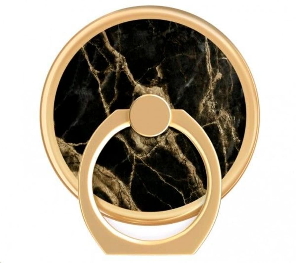 Porta anello magnetico grip dito 360 gradi per smartphone + inserto magnetico Golden Smoke Marble PopSocket iDeal of Sweden 785300181110 N. figura 1