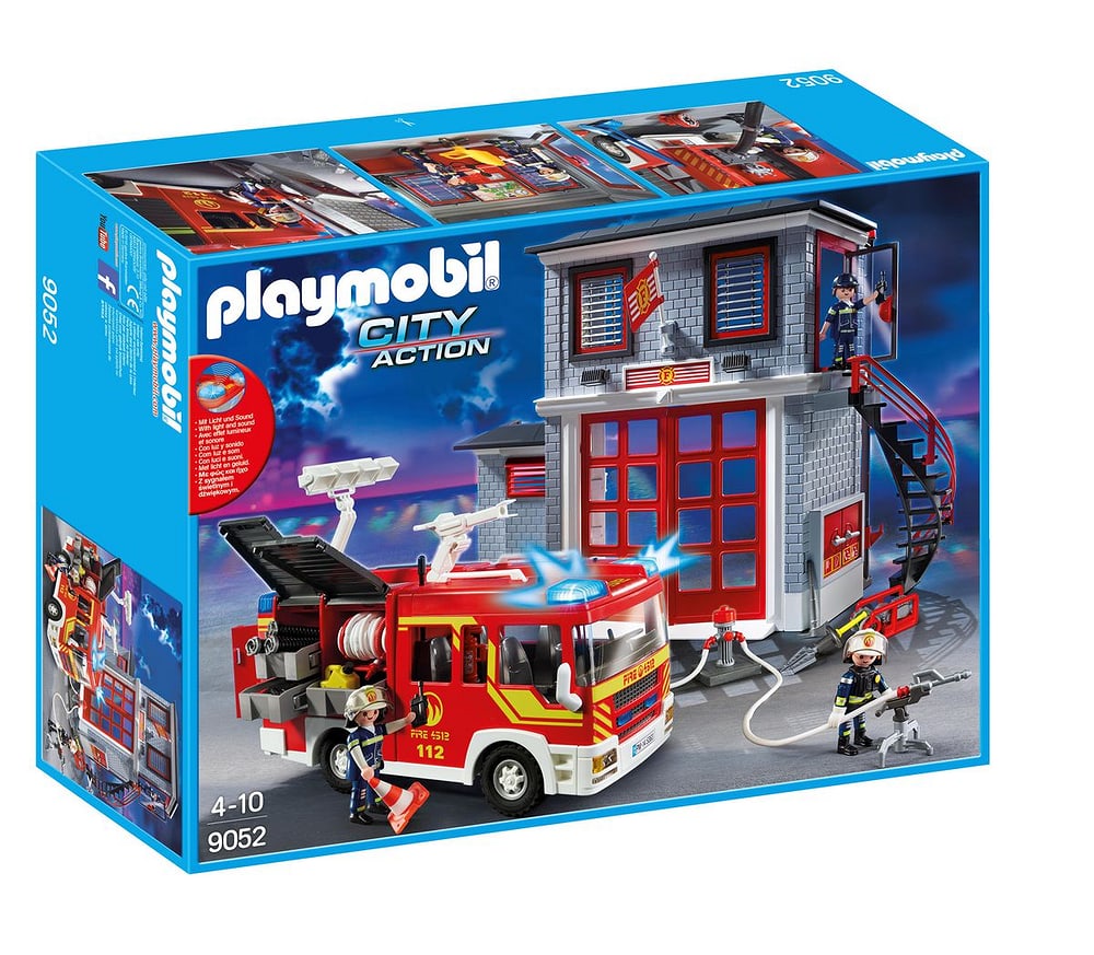 City Action Caserne et fourgon de pompiers 9052 PLAYMOBIL® 74606980000016 No. figura 1