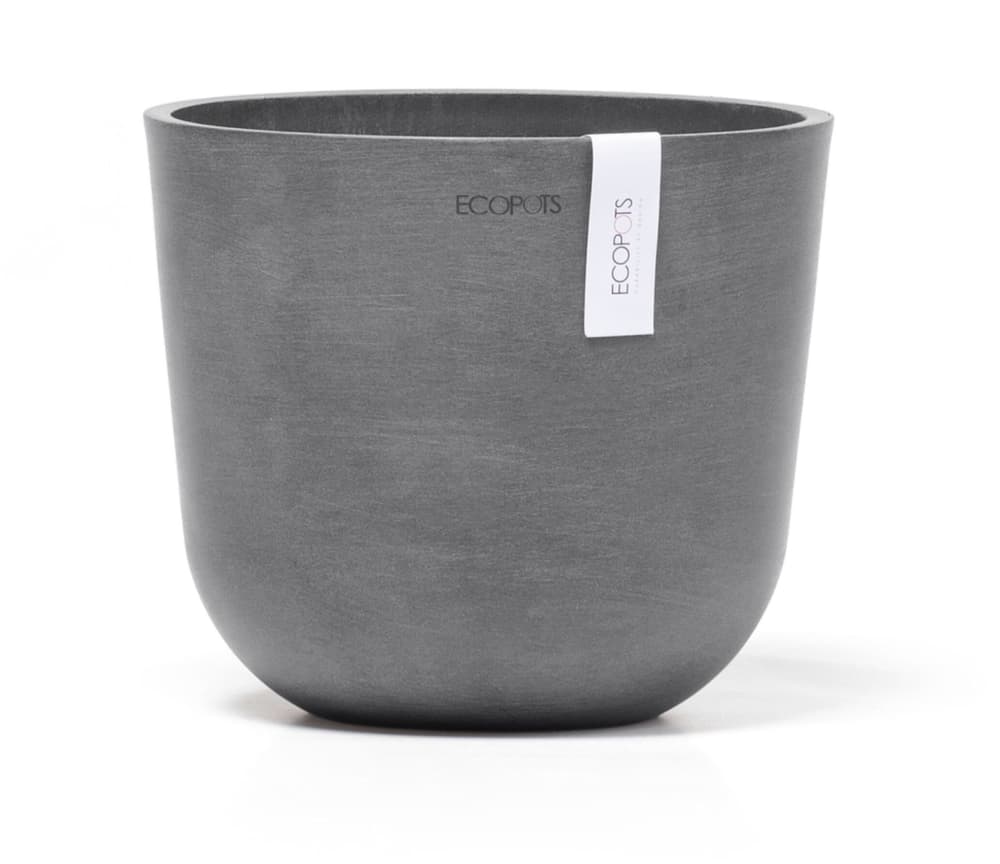 Oslo Mini Übertopf Ecopots 658728200019 Farbe Grau Grösse ø: 19.0 cm x H: 16.5 cm Bild Nr. 1