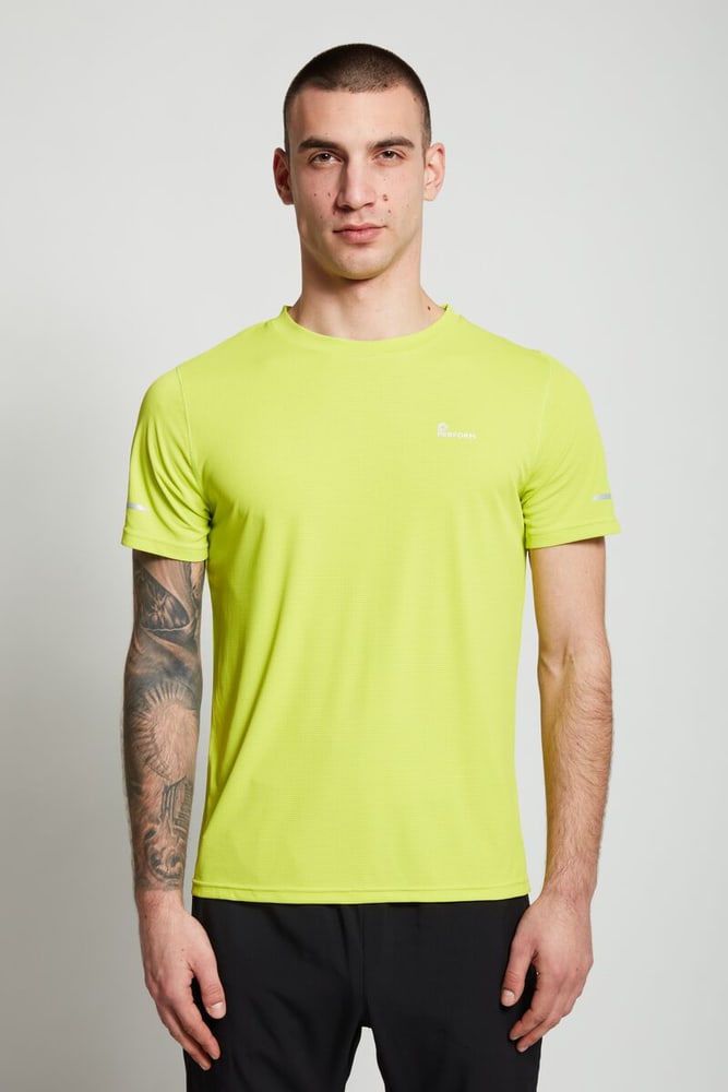 T-Shirt T-Shirt Perform 470487500566 Grösse L Farbe limegrün Bild-Nr. 1
