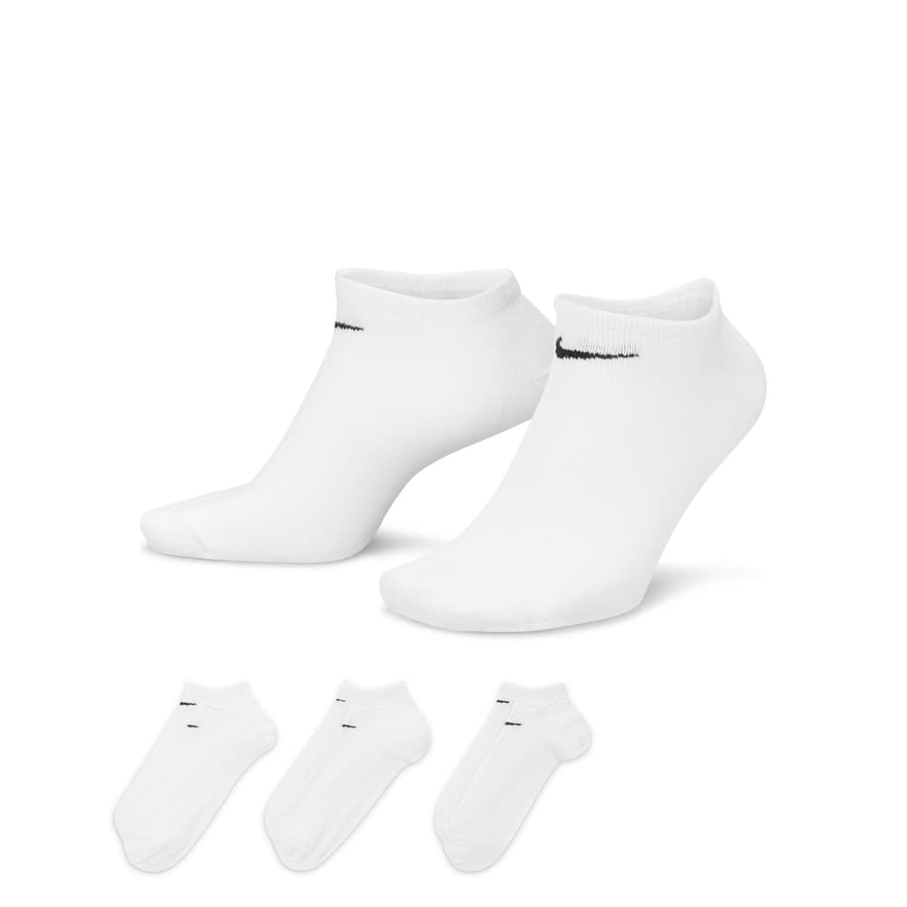 Conf.da 3 No-Show-Socks Calze Nike 477108543010 Taglie 43-46 Colore bianco N. figura 1