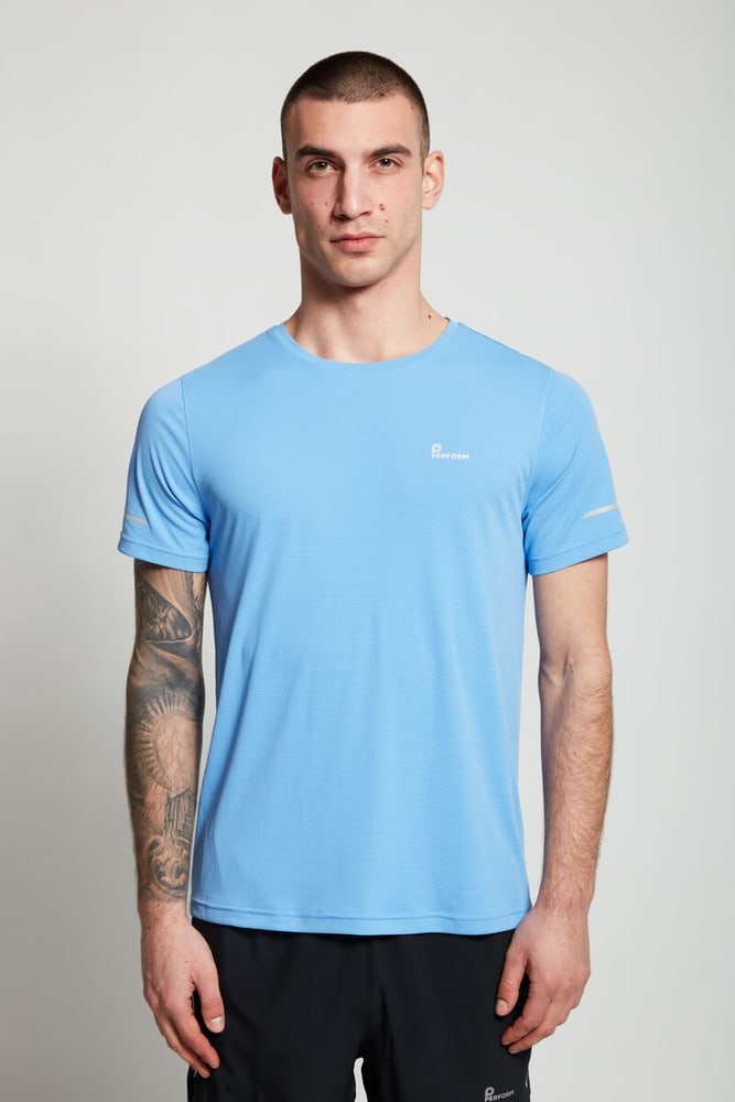 T-Shirt T-Shirt Perform 470487500641 Grösse XL Farbe Hellblau Bild-Nr. 1
