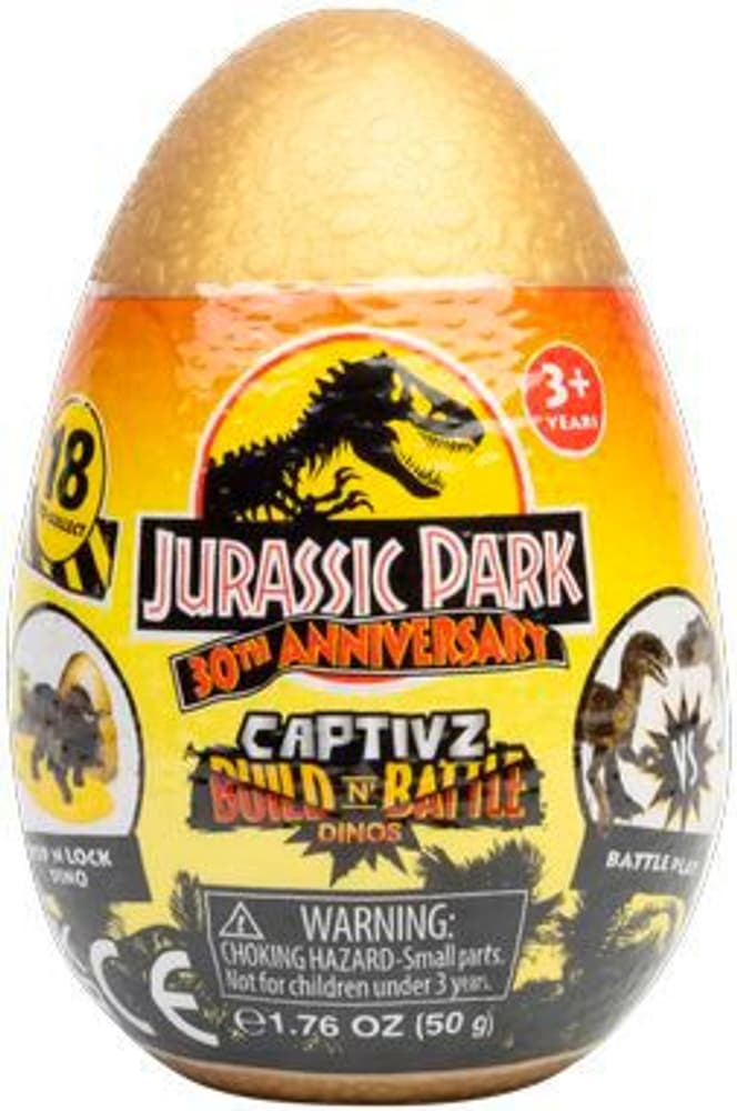 Jurassic Captivz Surprise Egg Figuren - assortiert Merchandise Toymonster 785302408099 Bild Nr. 1