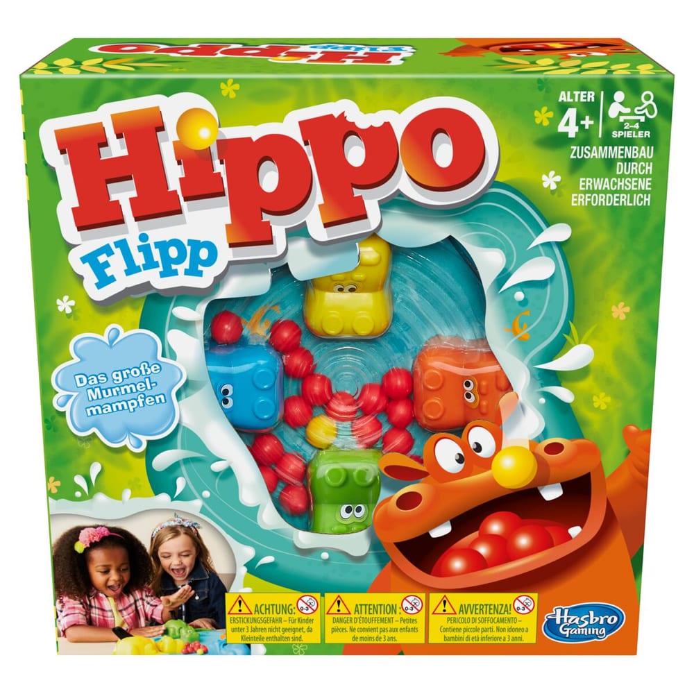Hippo Flipp Giochi educativi Hasbro Gaming 749042300100 Colore neutro Lingua Tedesco N. figura 1