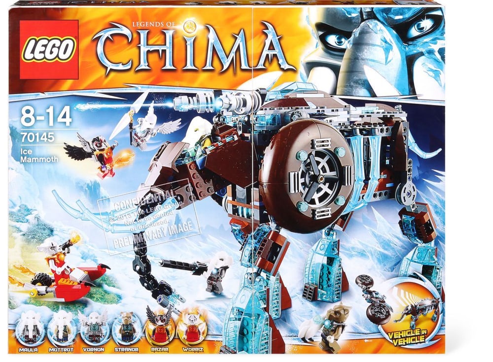 Ersatzteile &amp; Zubehör zu LEGO® W14 LEGO LEG. OF CHIMA MAULAS EIS. 70145