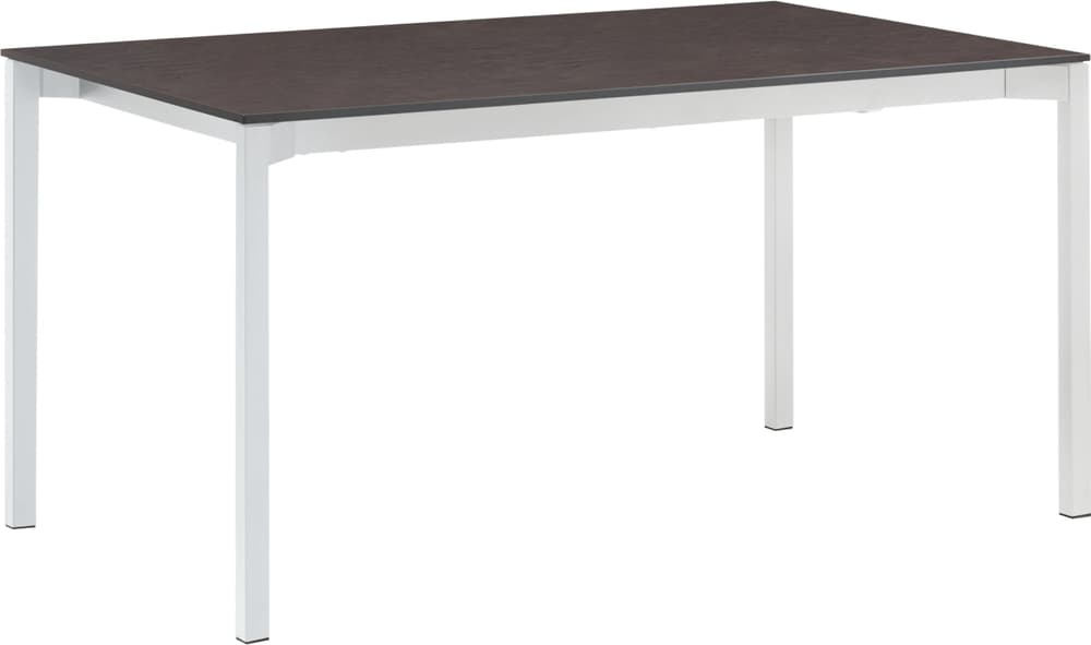 MALO Table à rallonge 408108215085 Dimensions L: 150.0 cm x P: 90.0 cm x H: 75.0 cm Couleur Gris clair Photo no. 1