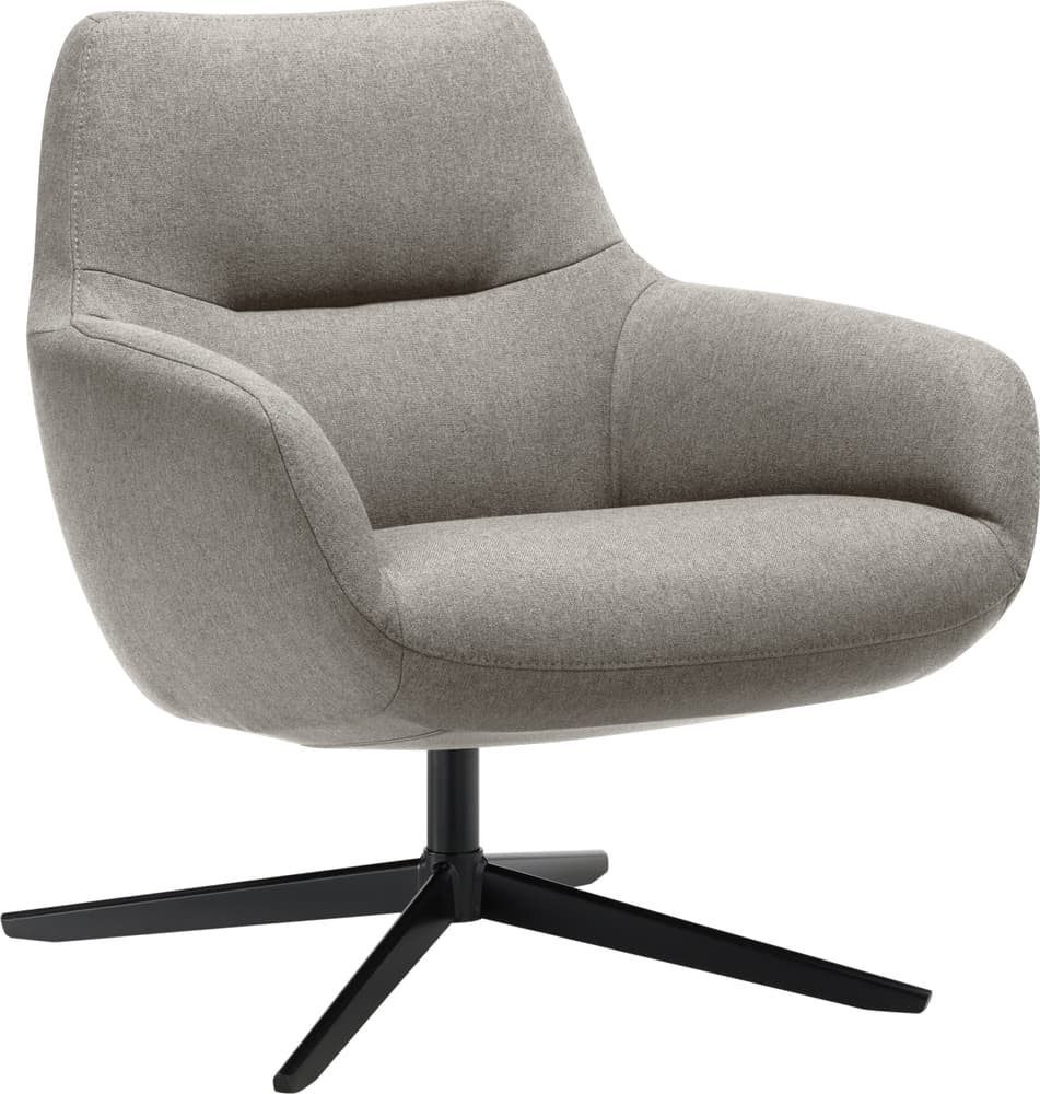 JARLEE Sessel 403900907081 Grösse B: 70.0 cm x T: 76.0 cm x H: 82.0 cm Farbe Hellgrau Bild Nr. 1