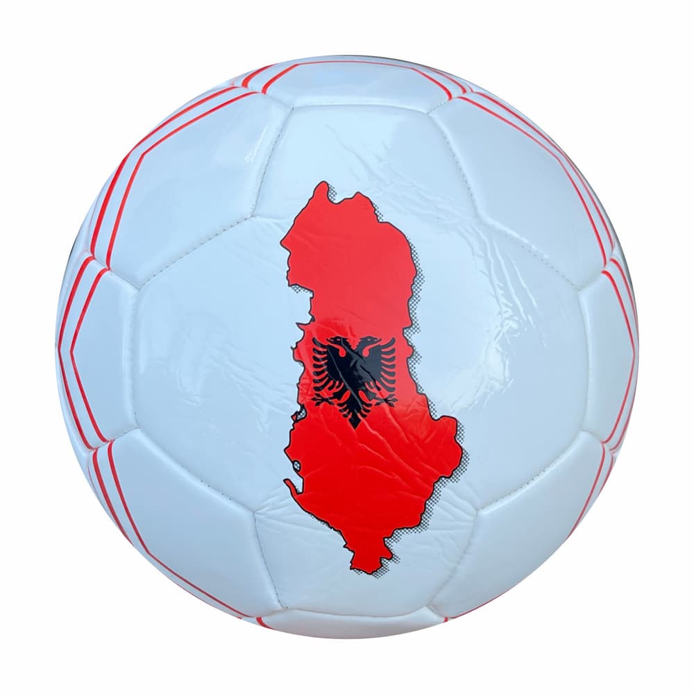 Pallone da tifoso Albania Pallone da calcio Erima 461999000510 Taglie 5 Colore bianco N. figura 1