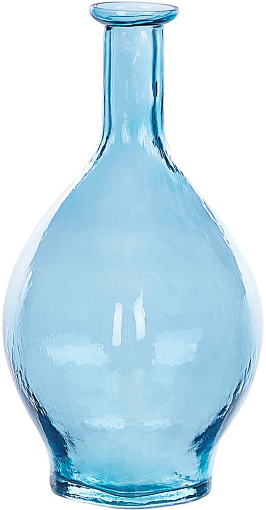Vaso da fiori vetro azzurro 28 cm PAKORA Vaso Beliani 759254600000 N. figura 1