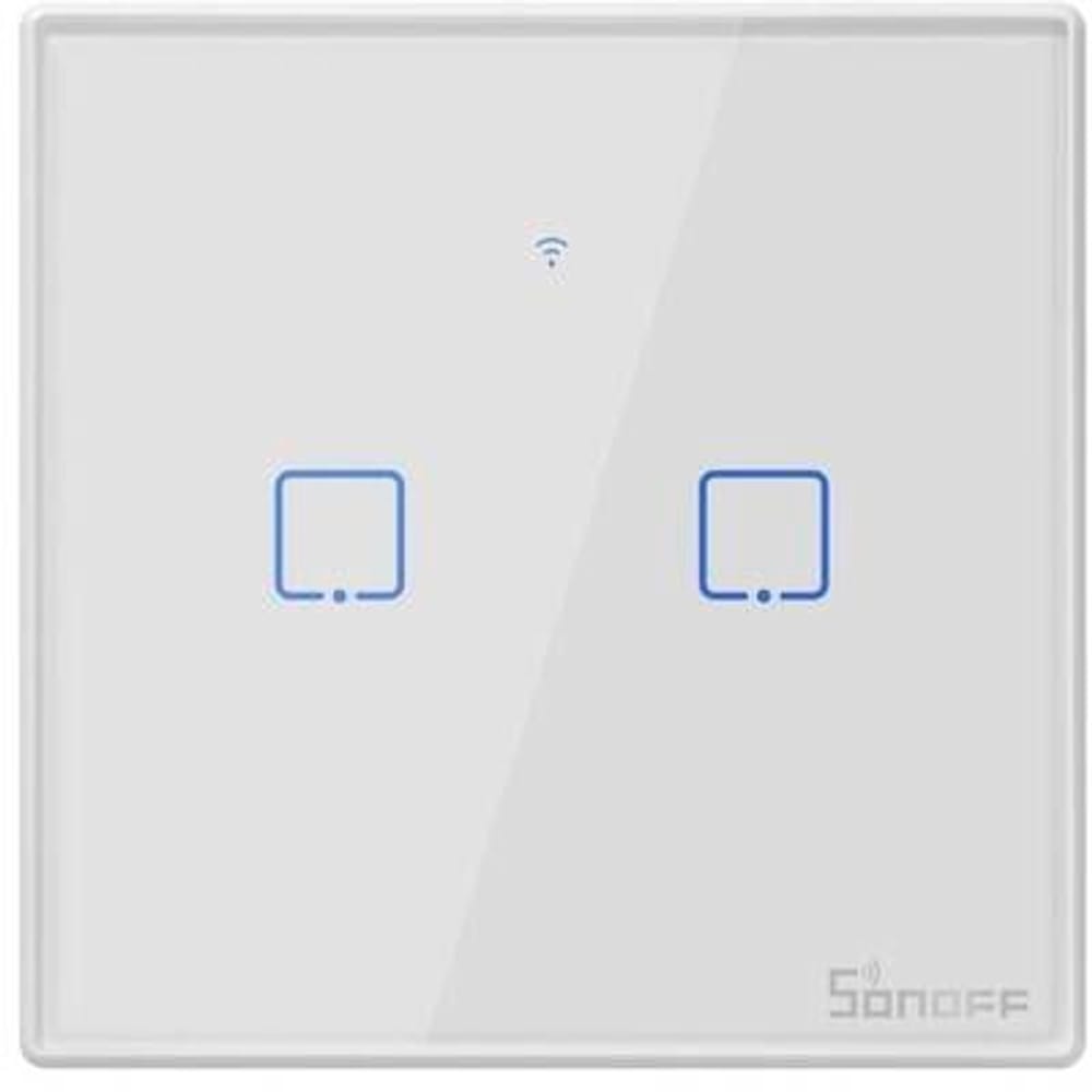 RF-Lichtschalter T2EU2C-RF Smart Home Controller Sonoff 785300189071 Bild Nr. 1