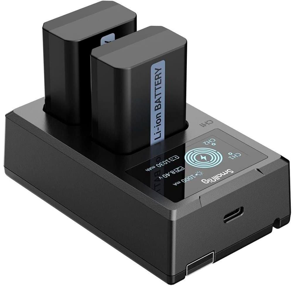 Batteria della fotocamera digitale, Kit batteria e caricabatterie NP-FW50 Accumulatore per fotocamere SmallRig 785302427563 N. figura 1