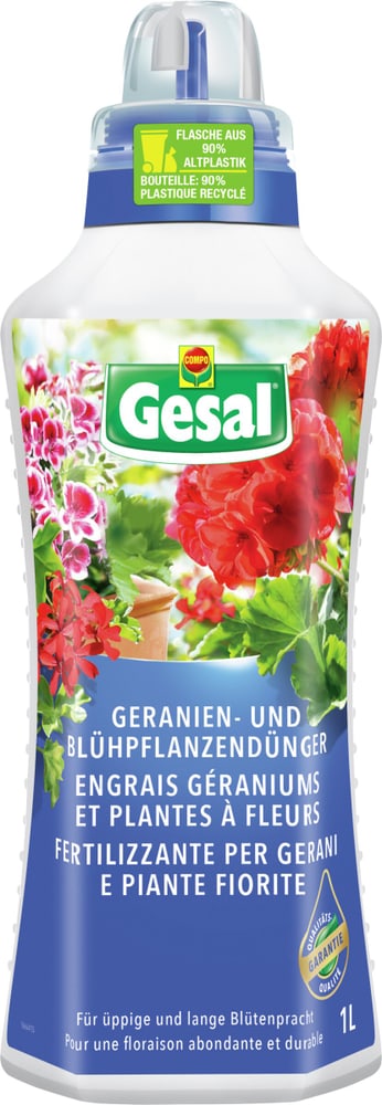 Geranien- und Blühpflanzendünger, 1 l Flüssigdünger Compo Gesal 658229300000 Bild Nr. 1