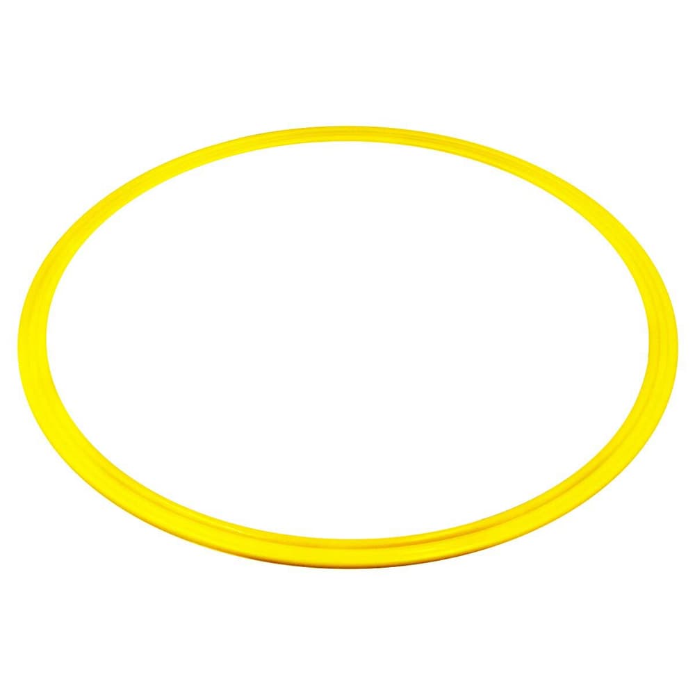 Cerchio di agilità in plastica piatto in PVC Ø 40 cm | Giallo Anello Hula Hoop GladiatorFit 469596000000 N. figura 1