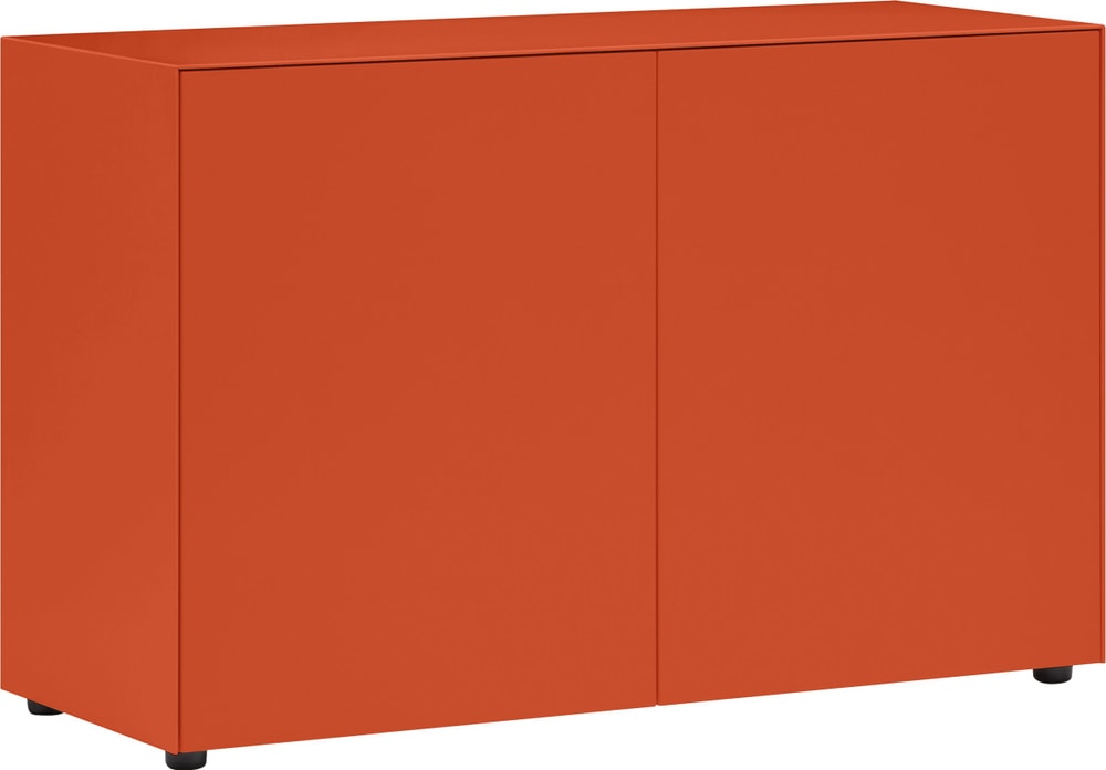 LUX Sideboard LUX Sideboard 400840600057 Grösse B: 120.0 cm x T: 46.0 cm x H: 74.5 cm Farbe Orange Bild Nr. 1