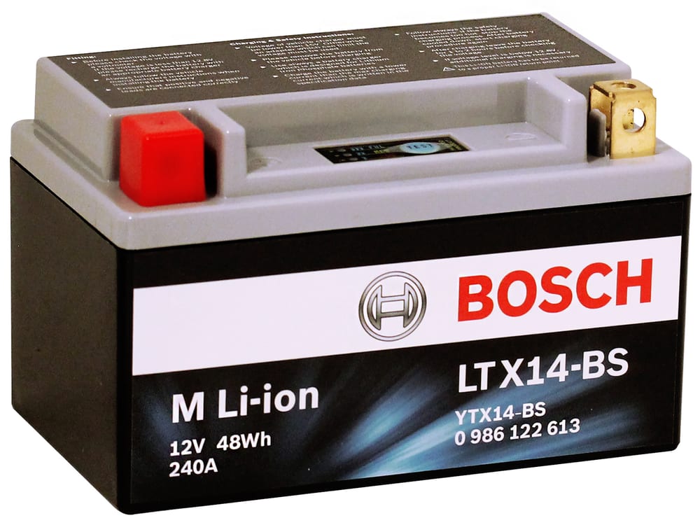Li-ion LTX14-BS 48Wh Batteria del motociclo Bosch 620473600000 N. figura 1