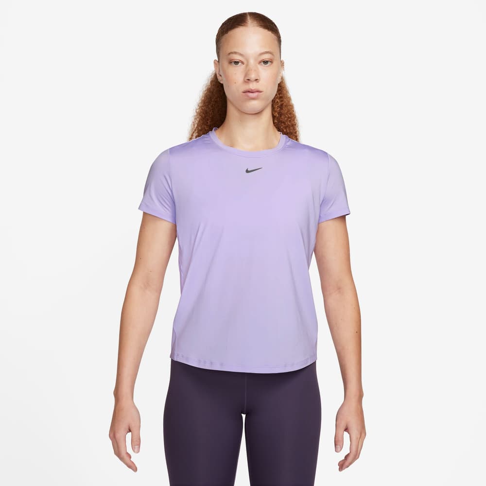 W NK One Classic DF SS Top T-shirt Nike 471858200591 Taille L Couleur lilas Photo no. 1