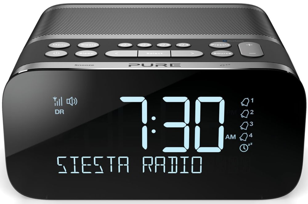 Siesta S6 - Graphit Radio-réveil Pure 78530013428818 Photo n°. 1