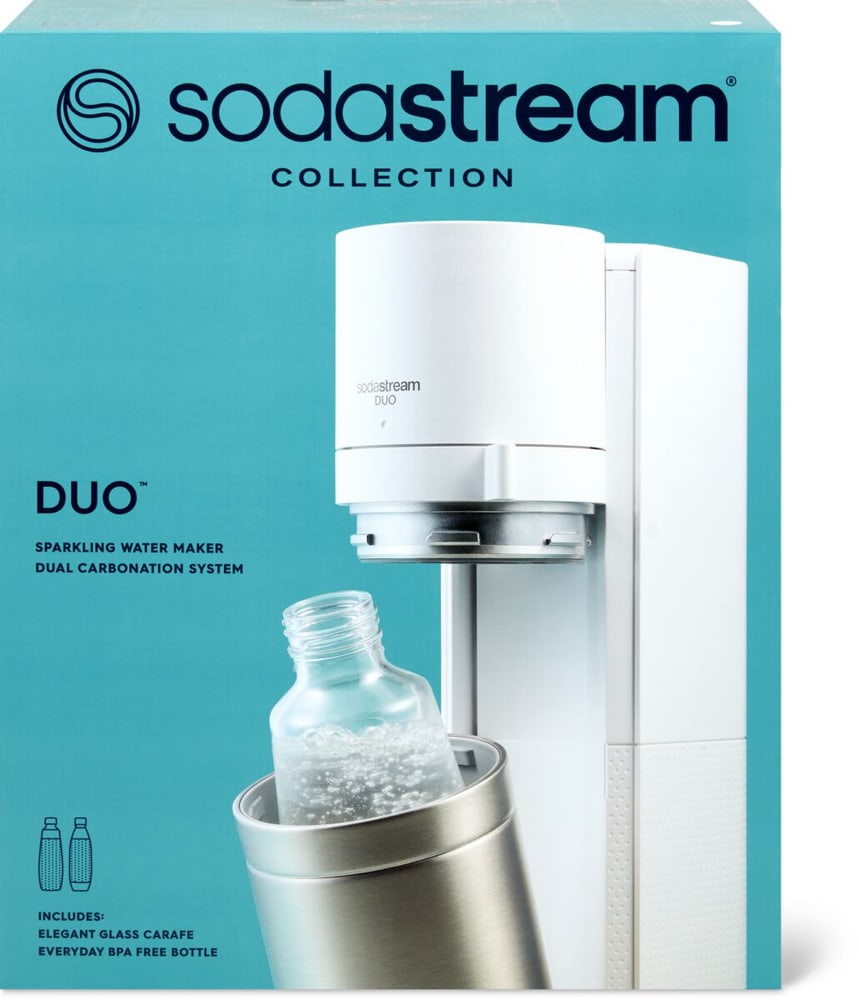 Ersatzteile & Zubehör zu Soda Stream Sodastream Duo Wassersprudler Weiss -  HIT