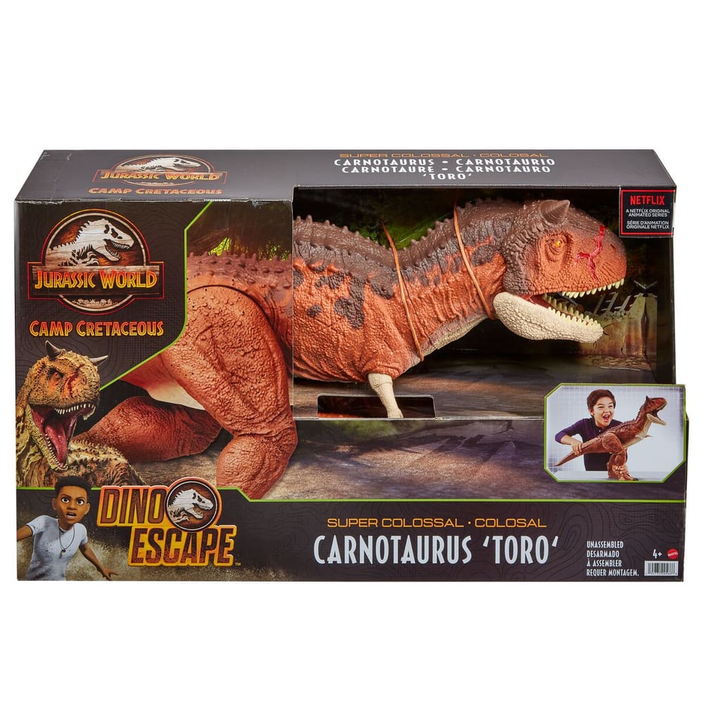 Animation Carnotaurus Toro Super Colossal Figurines Jurassic World 746245300000 Photo no. 1