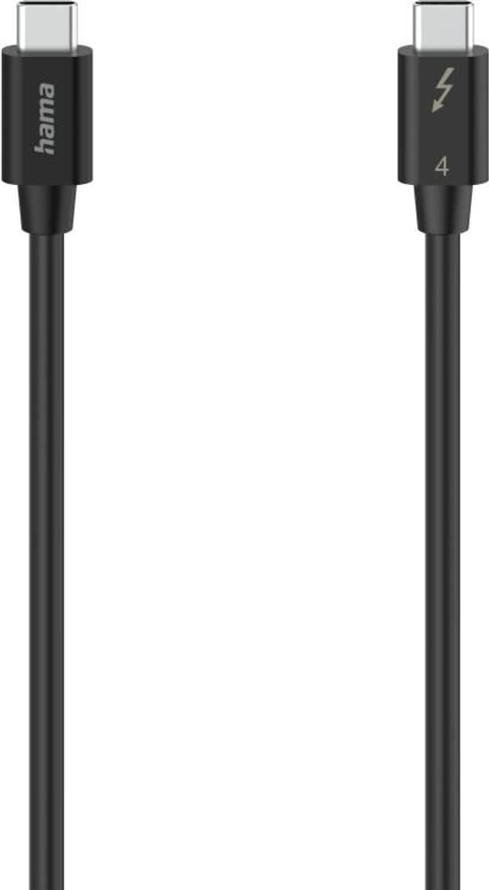 Cavo Thunderbolt-4 "USB-C", 40 Gbit/s, 5 A, 100 W, Ultra HD 8K, 0.80m Cavo USB Hama 785300179480 N. figura 1