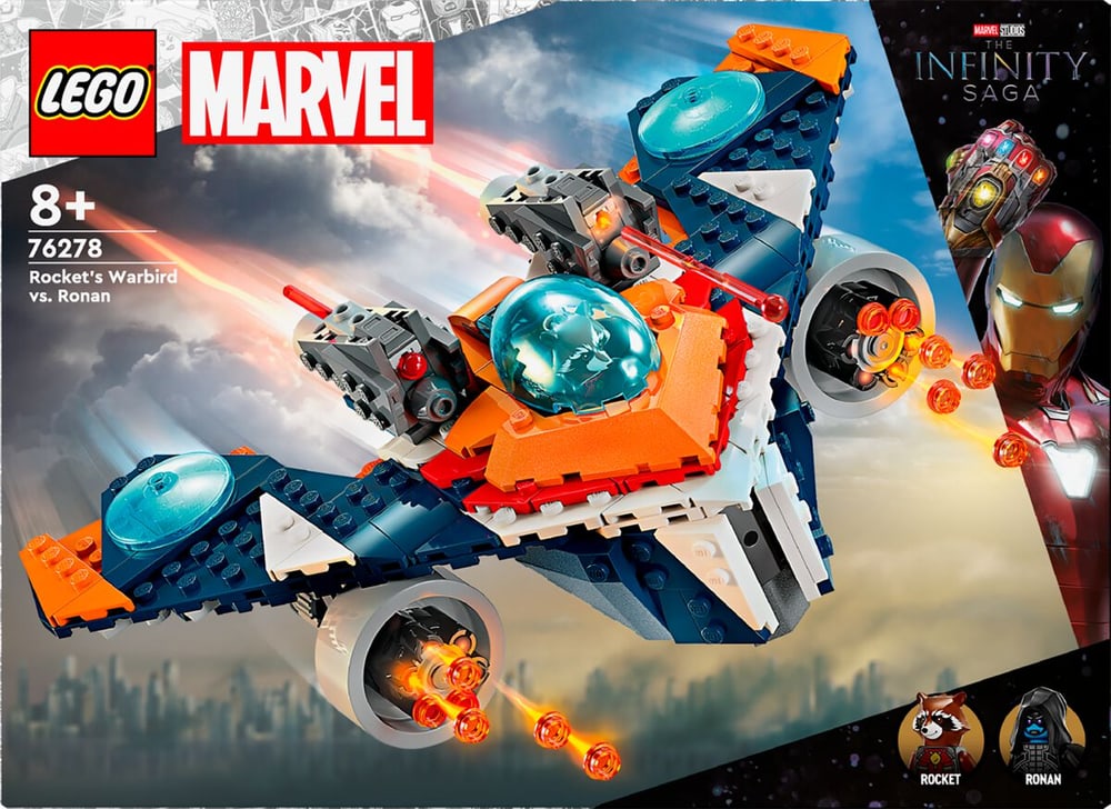 Marvel 76278 Le vaisseau spatial de Rocket contre Ronan LEGO® 741904500000 Photo no. 1