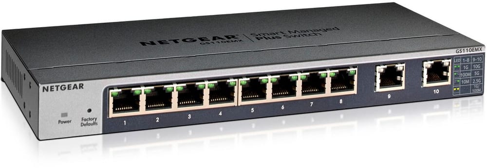 GS110EMX 10 Port Switch di rete Netgear 785302429380 N. figura 1