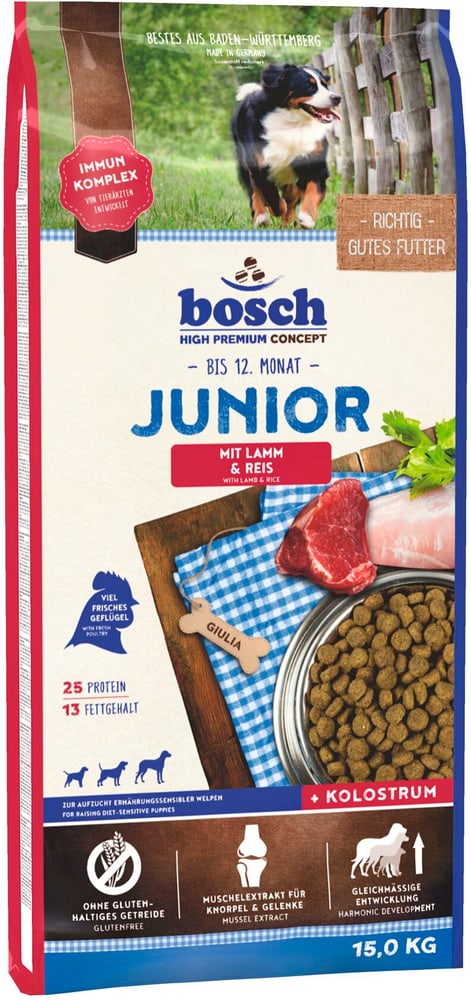 Junior Lamm & Reis 15 kg Trockenfutter bosch HPC 669700101492 Bild Nr. 1