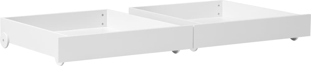 WHITE / NOR Cassetto letto Set di 2 Flexa 404971500000 N. figura 1