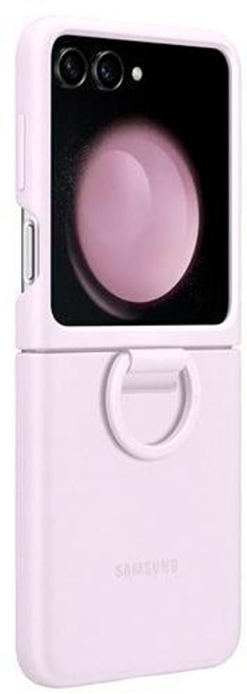 Galaxy Z Flip5 Silicone Case with Ring Lavender Coque smartphone Samsung 785302403137 Photo no. 1