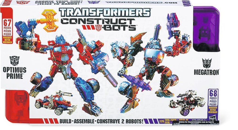 W13 TRANSFORMERS CONSTRUCT A BOTS SET Transformers 74763750000013 No. figura 1