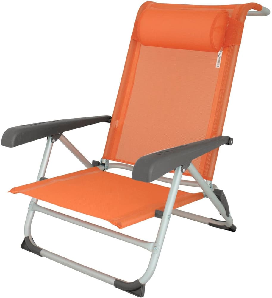 chaise de plage Acapulco, orange Chaise longue Eurotrail 785302441205 Photo no. 1